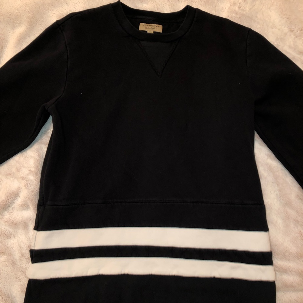 Black Burberry crewneck